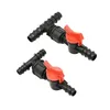 T-tipo 1 2 3 4 mangueira de jardim t divisor de água torneira conector 3 vias pe tubo comum acessórios de irrigação por gotejamento 1pcs watering200p