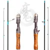 Canna da pesca e mulinello combinati: canna da pesca con esca da viaggio per spinning in carbonio con alimentazione UL 1/37m 1/50m 1/68m Canna per la pesca 220212263L