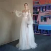 Chic Gowns Fließendes Strandkleid mit langen Ärmeln, schulterfreies Hochzeits-Brautkleid mit herzförmigem Ausschnitt 328 328