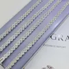 Pass Diamond Tester Iced Out Bling Moissanite Diamond Hip Hop Jewelry Tennis Chain S925 Silver Tennis Necklace/bracelet