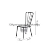 Bougeoirs Fer Chaise En Forme De Titulaire Ins Mariage Romantique Table Stand Props Photophore Noir Or Décoration De La Maison Livraison Directe Gard Dhisu