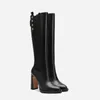 Botas YYDD Couro Genuíno Metal Apontou Toe Elegante Preto Marrom Super Salto Alto Botas Femininas Vestido de Festa Senhora Sapatos Size34-39 231122