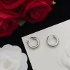 Luxury Brand Designer Pearl Earrings Womens Love Jewelry Fashion Ladies Hoop Studs Valentine's Day Christmas Gifts Circle Stud For Woman Earring 925 Silver -3