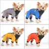 Reversible Reflective Dog Winter Jacket Dog Cold Weather Coats with Built in Harness Waterproof and Windproof Apparel Cozy Dog Clothes for Small Medium Large Dogs