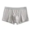Underpants Męska bielizna: Summer Pure Cotton Bokser Shorts Mid tali