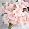 Fleurs décoratives artificielles, fleur de pomme, bégonia, Drangea, fausse décoration de mariage, ornements ménagers, Arrangement en soie