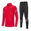 Le plus récent Albanie Football Training Survêtements pour hommes Veste de jogging Ensembles de course Sport Wear Football Home Kits Vêtements pour adultes Hikin215S