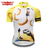 Crossrider 미니언 만화 사이클링 저지 클래식 재미있는 자전거 착용 옷 short maillot roupa ropa de ciclismo hombre verano251i