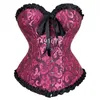 Bustiers Corsets 코르셋 코르셋 탑 섹시한 레이스 플러스 크기 에로틱 한 zip 꽃 여성의 가슴이 멍청한 란제리 빈티지 빅토리아 패션 드롭