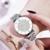 Wristwatches YOLAKO Brand Women Watch Stainless Steel Full Diamond Wrist Watches Casual Luxury Ladies Quartz Clock Relogio Feminino