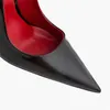 Sandálias Nxy Sapatos Femininos de Couro Envernizado Preto Salto Super Alto Casamento para Stiletto Bico Pontudo Slingback Star Style Pumps