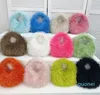 Evening Bags Candy Color Fluffy Fur Women Handbag Y2K Korean Style Winter One Shoulder Casual Tote Fleece Tassel Ladies Crossbody