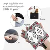 ショッピングバッグ面白いプリントKabyle Pottery Amazigh Ornament Tote Portable Shoulder Shopper Africa Ethnic Geometric Handbag