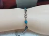 Модный браслет с синим опалом, мистическая радуга, мексиканский дизайн