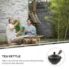 Yemek takımı setleri Çin seramik çaydanlık çayı seti 360 dönen süzgeci sürahi gevşek yaprak