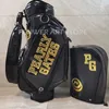 Outdoor Bags PG High Quality Gold Black Silver PU Waterproof Golf Tour Bag Staff 231122