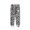 A Bathing A Ape New Teenage Shark Sliver Camo moletom com capuz verde e branco