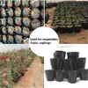 Planters Pots 20-300 pièces 15 tailles de plastique cultiver des pots de pépinière maison jardin sacs de plantation pour légumes fleurs plante conteneur Sta207H