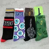 Herrstrumpor Sports Socks 2018 Eyes Malse Finger Harajuku Skate Tube Socks Men and Women Street Socks T231122