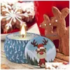 Candles Christmas Scented Set Santa Claus Snowman Cone Smokeless Aroma Soy Home Wedding Party Candle Drop Delivery Garden Dhks5