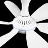 Other Home Garden Silent 6 Leaves USB Powered Ceiling Canopy Fan with Remote Control Timing 4 Speed Hanging for Camping Bed Dormitory Tent 230422