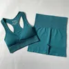 Yoga Outfit 234, бесшовный женский комплект для йоги, спортивная одежда, костюм для фитнеса с длинными рукавами и укороченным топом на талии 231121