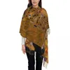 Scarves Stylish Gustav Klimt Tassel Scarf Women Winter Warm Shawls Wraps Lady Painting Art