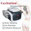 Cavitação cinza RF 40kHz Máquina de emagrecimento da barriga Massageador de gordura Modelando o tratamento abdominal s