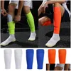 Calzini calzini sportivi più elasticità Soccer Shin Men Guards Adts Leg Kids ER Calf Sport Sport Football Calcio che calcia la protezione della palla