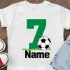 T-Shirts Aile T Shirt Futbol Doğum Günü Özel Adı Tasarım Futbol Gömlek Çocuk Formaları Çocuk Daddy Mommy Futbol Gömlek Futbol T-Shirt 230422