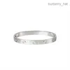 2022 bijoux manchette en or Vis Carti Bracelets Tournevis bracelets Titanium Steel Belcher Silver 4CZ pour Womens Mens party gift designer bangle