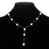 Pendant Necklaces Korean Jewelry Sweet OL Elegant Pearl Simple Temperament Necklace Earrings Bracelet Set Women For