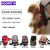 HOOPET Hondendraagtas mode rode kleur Reishondrugzak ademende tassen voor huisdieren schouder huisdier puppy carrier253T299g