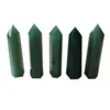 Natural crystal point green jade energy tower Arts Ornament Mineral healing wands reiki raw ability quartz pillar Jwbrl