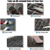 Personalize a fabricação de tapetes de carro para 95% sedan suv picape cobertura completa homens mulheres almofadas de proteção de couro fofas forros de piso antiderrapantes