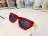 Nowa sieć gwiazd czerwona z VE4432U Retro Nieregularne okulary przeciwsłoneczne męskie okulary przeciwsłoneczne Designerskie okulary przeciwsłoneczne dla kobiet