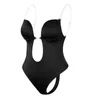 Women's Shapers Sexy Backless Shapewear Underwear Women Waist Trainer Slim Body Shaper Bodysuit Underwire Push Up Bodyshapers Thong