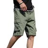 Herenbroek Zomer Casual zij dichters Laadbrook shorts Men katoen kalf-leng bordshorts heren vracht sportkleding jogger streetwear korte broek g230422