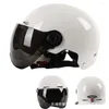 Casques de moto Casque de véhicule électrique Femmes Hommes 4 Saisons Peinture universelle Mode Simple Respirant Grossiste Non-moto Été