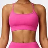 Yoga Outfit Durable Dos Ouvert Gym Soutien-Gorge Femmes Sports Fitness Top Sexy Support Moyen Scoop Entraînement Entraînement Gilet Push Up Running