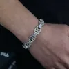 Labgrown Round Cut Diamond Armband Tennis Chain Charming Armband Handgjorda diamantarmbandstillverkare Fina smycken