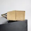 10A Specchio di qualità Designer 36,5 cm Borsa a tracolla grande in pelle scamosciata per shopping Borsa con manico superiore da donna con scatola B102V