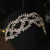 Wedding Hair Jewelry Sreny głowiący opaskę ślubną Hair Akcesoria do włosów Pełna kryminała ślubna Tiara Tiara Habit Halus Haf