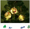 Decorações de Natal Kanlong suprimentos de decoração de Natal bola pendurada com luzes LED enfeites de Natal para decoração de férias 231121