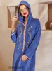 Vêtements ethniques Ramadan Eid Mubarak Robe Djellaba Femme Musulmane Abaya Dubaï Pakistan Turquie Islam Musulman Prière Vêtements Femmes Robe Khimar