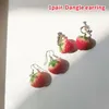 Dangle Earrings 1pair Vacation Earring Strawberry Shape Girl Lightweight Gift Daily Anniversary Cute Fashion Jewelry Sweet For Women