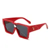 Nieuwe designer vierkante zonnebrillen mannen dames zonnebril goggle outdoor strand lunettes lunettes