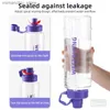 water bottle WEST BIKING 2 Liter Transparent Sport Water Bott Portab MTB Road Bike Bott Cycling Running Gym Fitness 2L Straw Bott Q231122