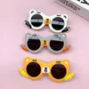 Andere mode -accessoires Zomermeisje Girl Boys Cute Kids Rimless zonnebril 2023 Animal Cartoon Panda Kinderen Baby Buiten Sun Glazen Lunette Soleil Enfa J230422