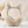 Cache-oreilles mignon elfe chat cache-oreilles femmes hiver chaud en peluche 231122